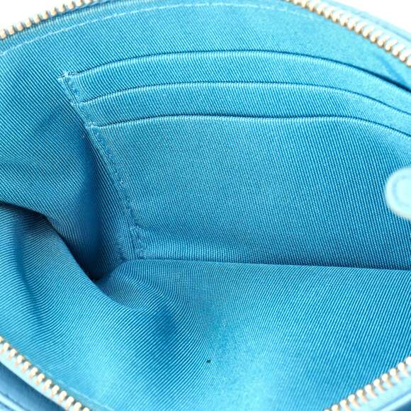 Chanel Double Zip Clutch With Chain #148201C23B - Picture 6 of 9